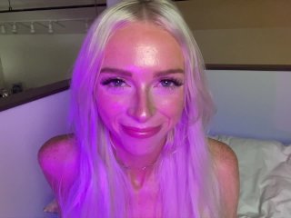 POV Relaxing BJ From Your Cute Blonde Girlfriend - Remi Reagan
