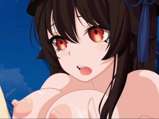 Genshin Impact hentai Hu Tao big tits titjob