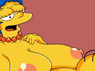 Marge and Homer pussy eating Simpsons porn