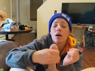 Every time the Patriots Lose, Heather Kane Sucks a Random Cock!