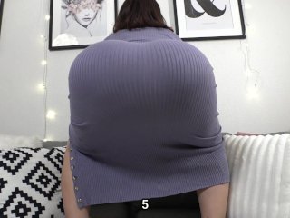 I tried butt training in a tight outfit./タイトワンピで尻トレしてみた