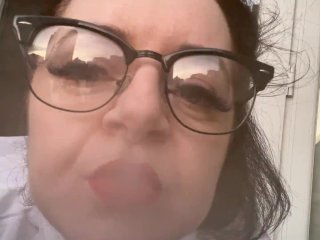 Vaping fetish from strict and naughty Mistress Lara