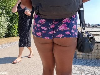 Watching her Bend Over and her THICK ASS Cheeks Giggle while walking