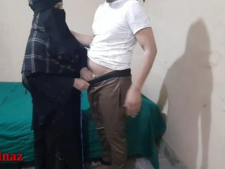 Muslim hijabi maid gets fucked in the Ass and pussy and blowjob, fuck my muslim pussy