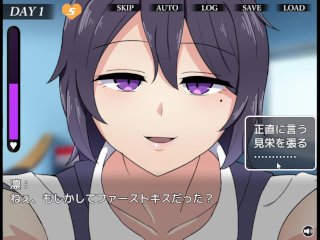 【#03 同人エロゲー コクハクゲエム(体験版)実況動画】巨乳JK凛ちゃんの密着キス誘惑。(巨乳・爆乳JK抜きゲー・抜けるアダルトPCゲーム) Hentai game)