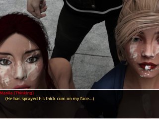 MANILA SHAW - Story Gameplay #1 - Big boobs babe Seduces old man - 3d hentai game