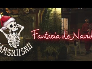 FANTASIA ANAL de NAVIDAD con Pamsnusnu