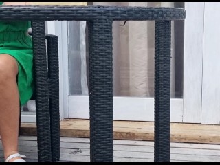 Public Squirt 💦 Multiple orgasm with Lovense control