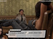 Pandora's Box #34: Hot brunette detective smothers him with her big boobs (HD Gameplay)