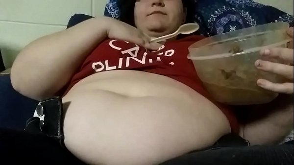 Stuffing my belly