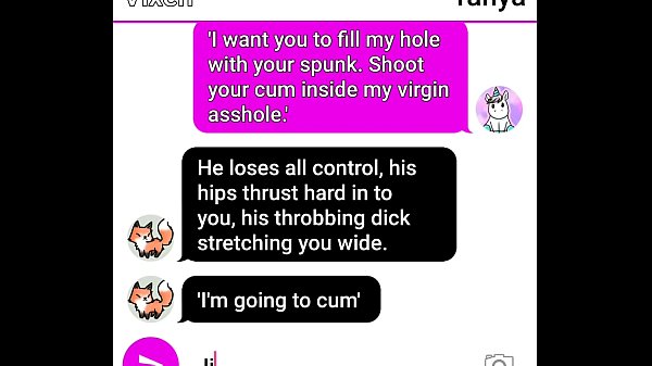 Cute party girl sext roleplays her first anal