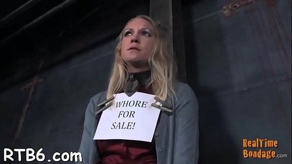 Hot chick gets her smooth ass whipped during punishment