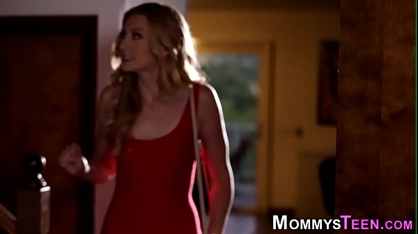 Mature stepmom licks les