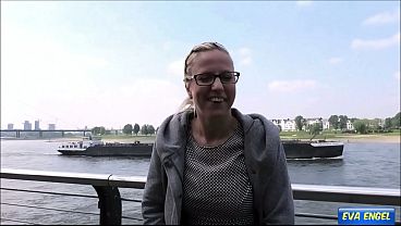 EVA ENGEL: Risky public flashing leads to best orgasm ever!!!