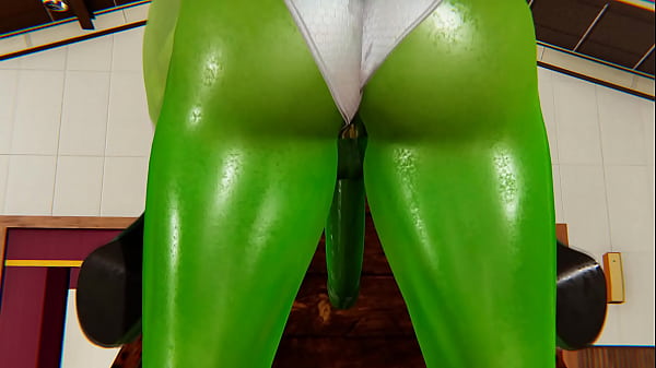 Futa - Fiona gets creampied by She Hulk (Shrek)