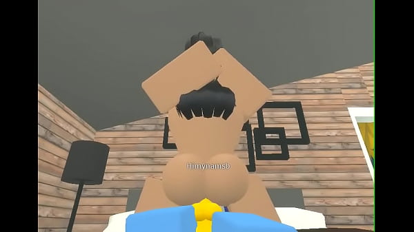 Letting noob clap my cheeks in Roblox