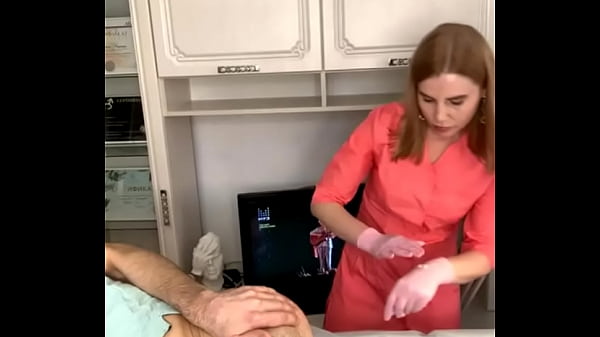 SugarNadya waxes a very hairy penis and anus