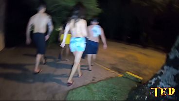 Muita putaria na madruga de sexta no Guaruj&aacute_ - Luna Oliveira - Paola Gurgel - Aniaty Barboza - Hugo Belfort - Sandro Lima - Binho Ted