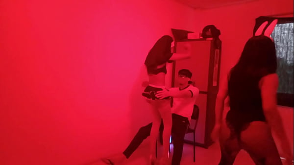 We danced an erotic dance for an effeminate man and in the end he almost decided to have sex with us both.