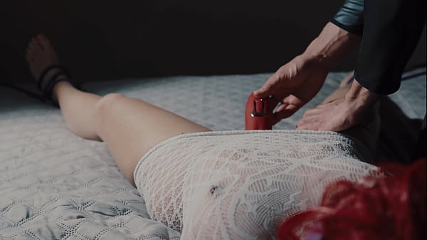 He ties my hands and feet and uses the pussy eater until I come