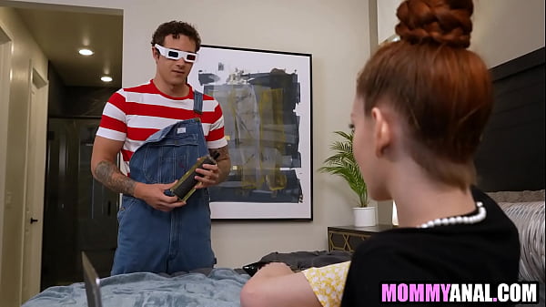 Stepson found out stepmom is wearing buttplug