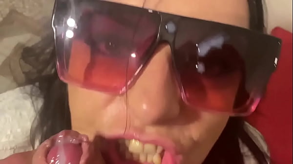 Classy White Outfit, Deep Anal & Cum on My Sunglasses- preview