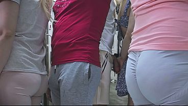 Forbidden Touch on Subway Train! Perv Stranger's Dick Gets hard while she accidental touch him. Shameless Guy CUMS Hard using girl's hand