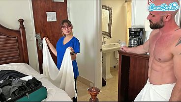 Busty Dirty Maid Will Fuck Anyone For Extra Tip