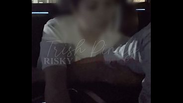 Trish Pinay Hot Car Hand Job And Eats Gentleman's Cum