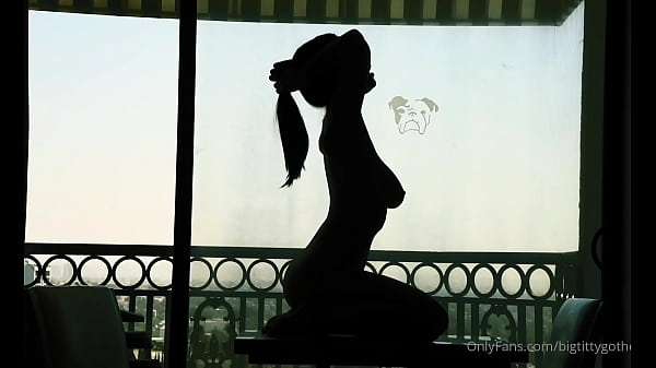 Bigtittygothegg Silhouette Dildo Riding