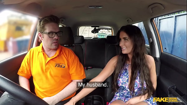 Fake Driving School - Posh cheating WIFE with BIG BOOBS fucks her driving instructor
