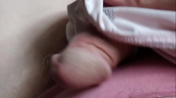 Jerking off in panties