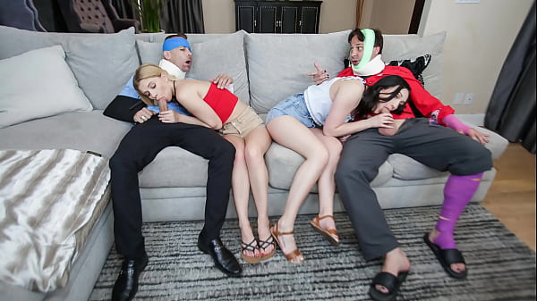 Megan Hughes and Riley Star Like to Play Around with Each Other's Stepdads - Daughterlust