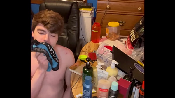 Sneaking Into My Step-Brother&rsquo_s Room and Cumming on His Underwear