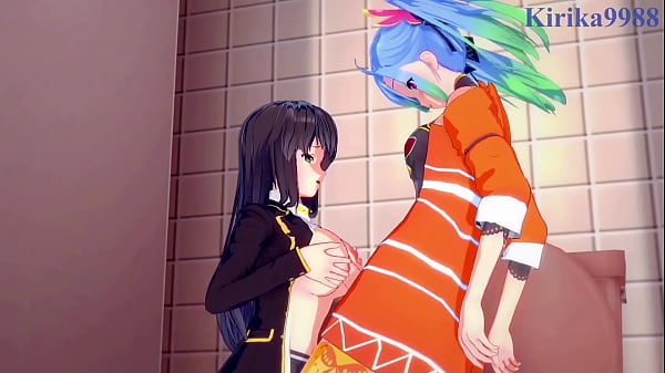 Festenia Muse and Az Sainklaus and Setsuko Ohara intense lesbian play and futanari sex. - Super Robot Wars J & 30 & Z Hentai