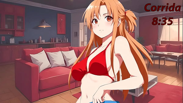 Asuna JOI CEI hentai en espa&ntilde_ol. Ella quiere darte tu propia leche.