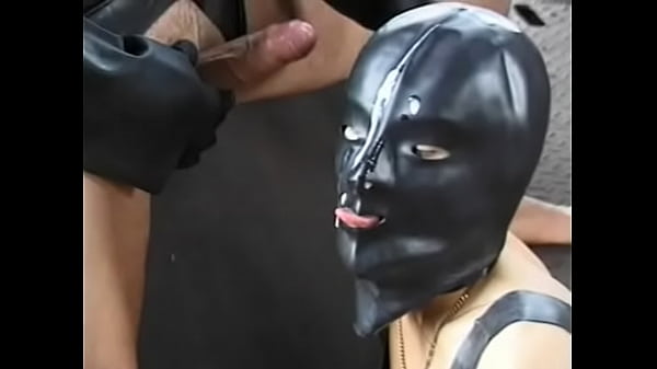 Fanny Steel rubberdoll drinks cum and piss from latex slave (from 'Fetish, Gum & Dirty 1')
