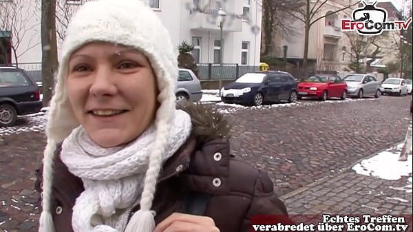 S&auml_chsische deutsche Teen auf der Stra&szlig_e zum Sex Casting &uuml_berredet