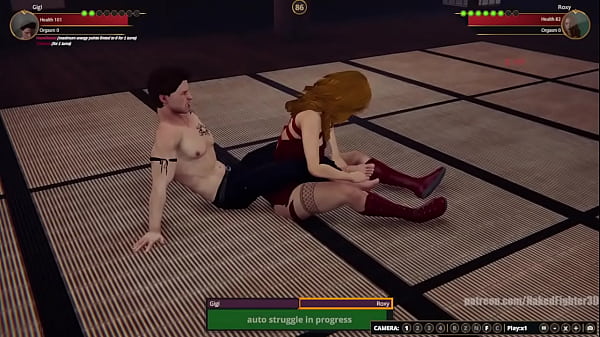 Gigi VS Roxy (Naked Fighter 3D)