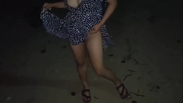 Risky Filipina Night fuck by the seashore