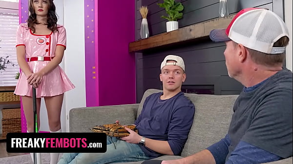 Sex Robot Veronica Church Teaches Inexperienced Boy How To Make It To Third Base - Freaky Fembots