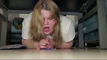 Fucked his girlfriend's big ass hard and cum on her