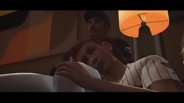 Twink guy sucking the coach's and fucking the coach - the sims