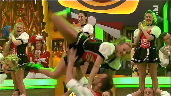 Lots of Dancing Girls show upskirts on German television