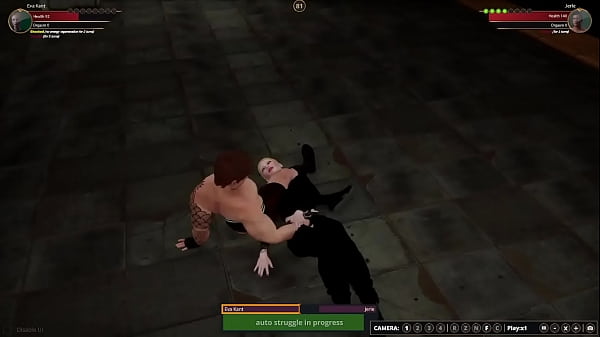 Eva Kant VS Jerle (Naked Fighter 3D)