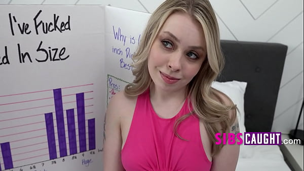 Stepsis & Her Friend Measure My Dick