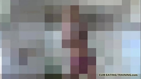 You are going to swallow your own cum for us CEI
