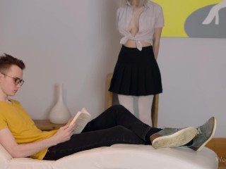 WOWGIRLS FULL Watch Eva docile, following the orders of the lucky guy! HOT!