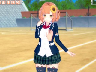 【エロゲーコイカツ！】VTuber 本間ひまわり3DCG巨乳アニメ動画(バーチャルYoutuber)[Hentai Game Koikatsu! Honma Himawari(Anime 3DCG