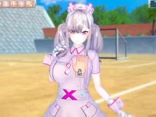 【エロゲーコイカツ！】VTuber 健屋花那3DCG巨乳アニメ動画(バーチャルYoutuber)[Hentai Game Koikatsu! Sukoya Kana(Anime 3DCG Video)